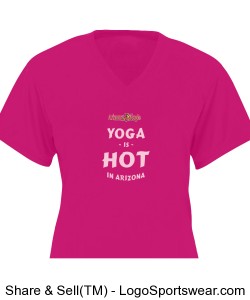 Ladies V Yoga - Hot in Arizona Design Zoom